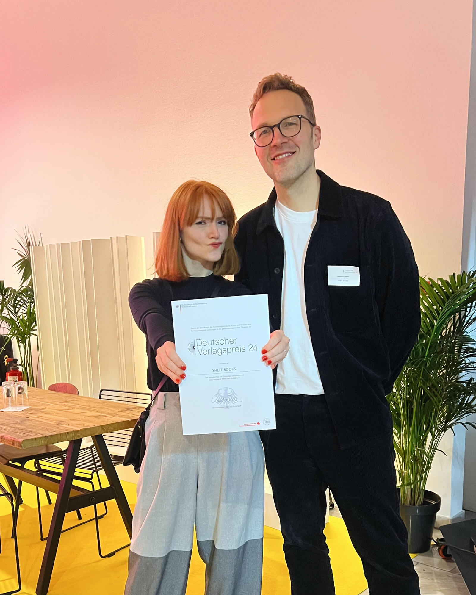 SHIFT BOOKS beim Deutschen Verlagspreis 2024